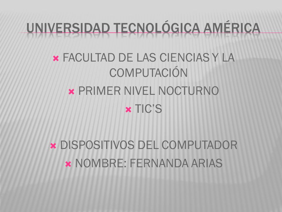 UNIVERSIDAD TECNOLÓGICA AMÉRICA