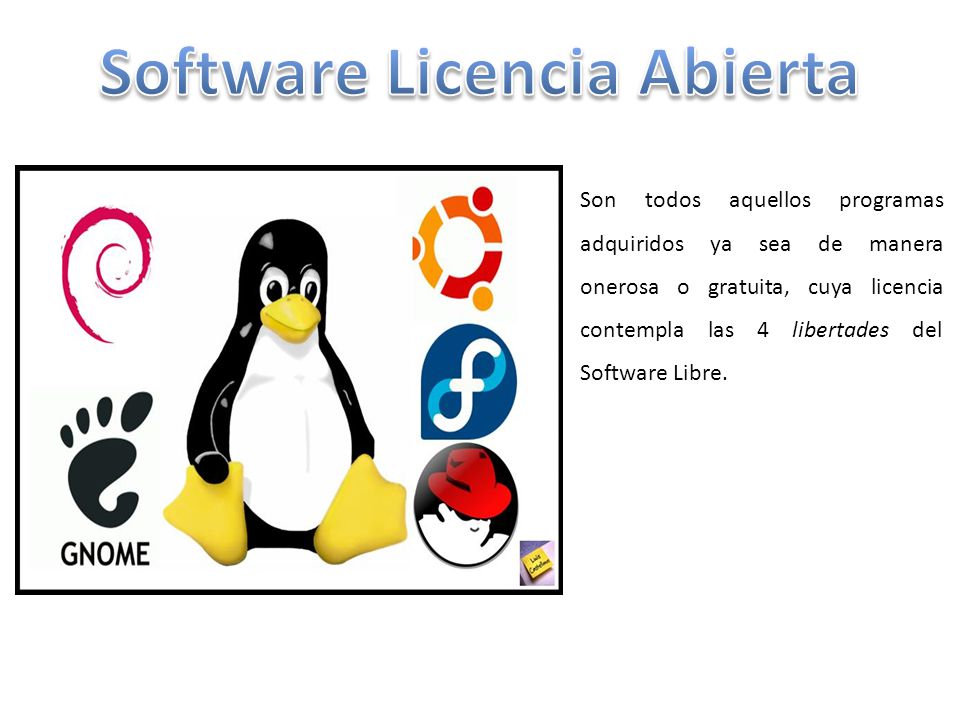 Software Licencia Abierta