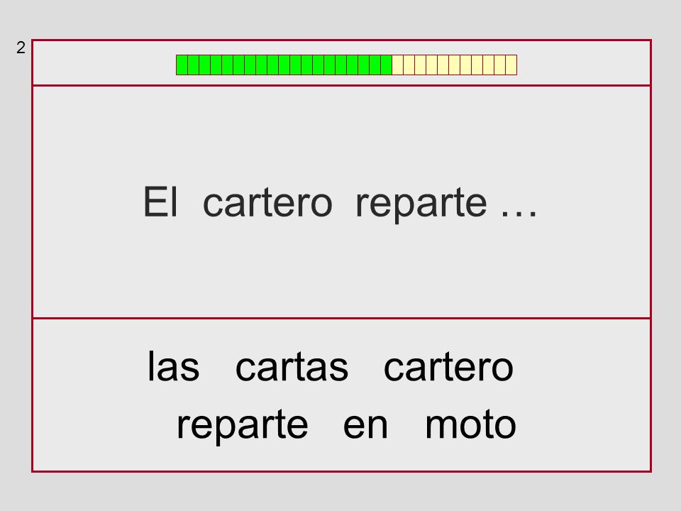2 El cartero reparte … las cartas cartero reparte en moto