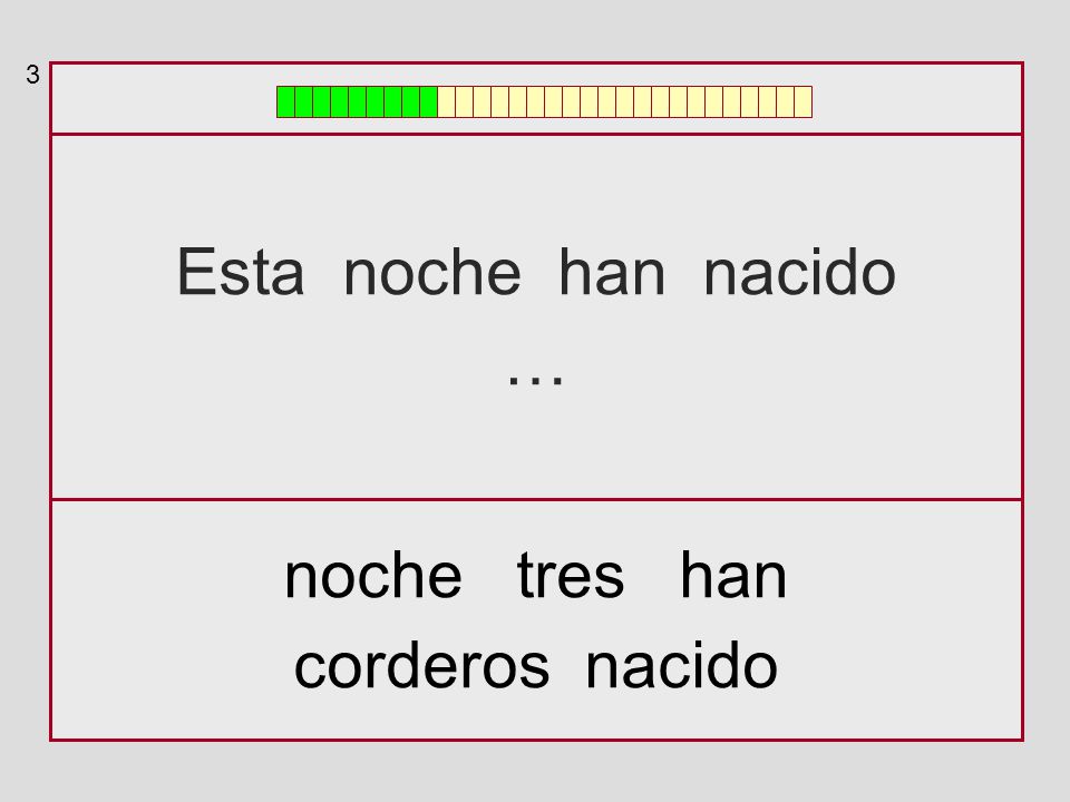 3 Esta noche han nacido … noche tres han corderos nacido