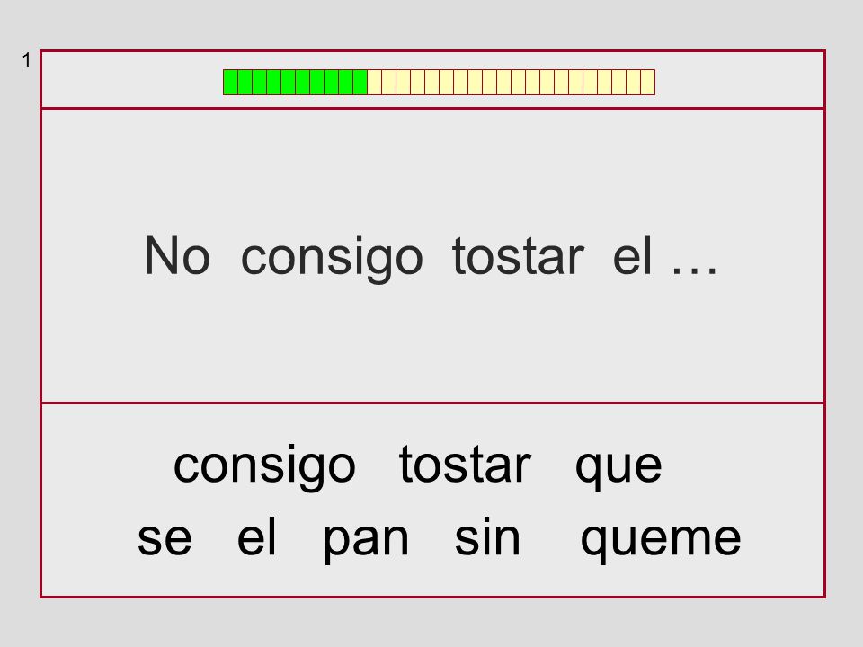 1 No consigo tostar el … consigo tostar que se el pan sin queme