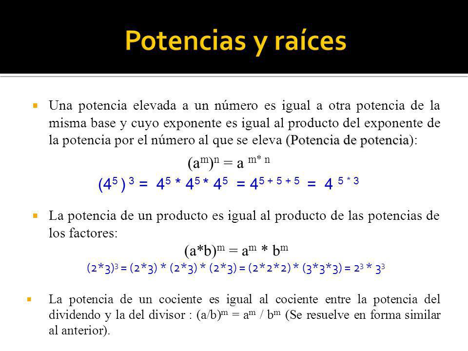 (2*3)3 = (2*3) * (2*3) * (2*3) = (2*2*2) * (3*3*3) = 23 * 33