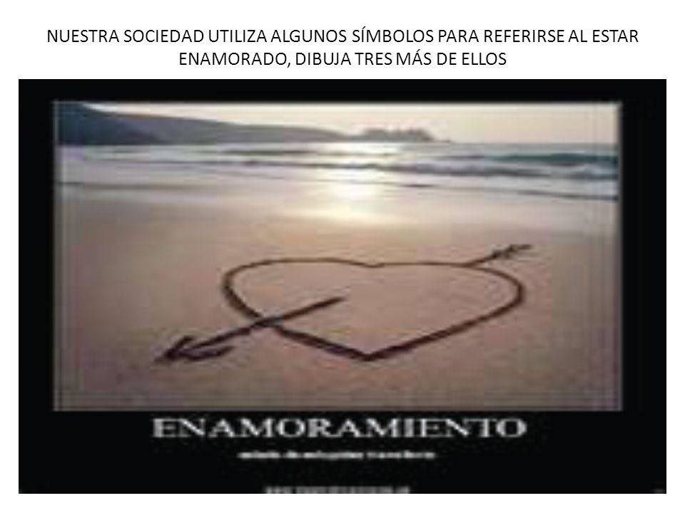 NUESTRA SOCIEDAD UTILIZA ALGUNOS SÍMBOLOS PARA REFERIRSE AL ESTAR ENAMORADO, DIBUJA TRES MÁS DE ELLOS