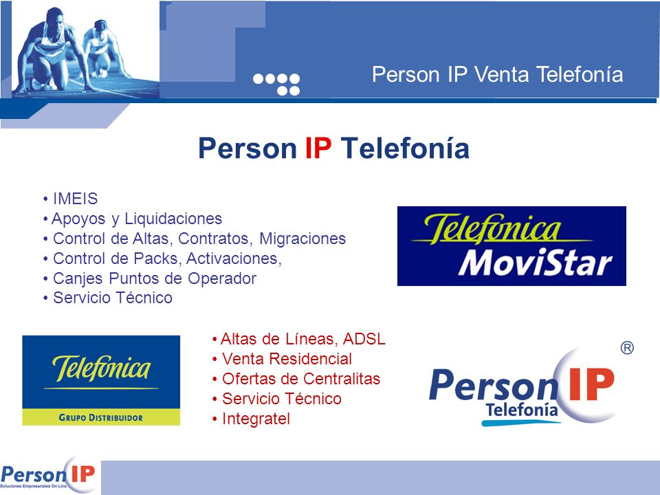 Person IP Telefonía Person IP Venta Telefonía IMEIS