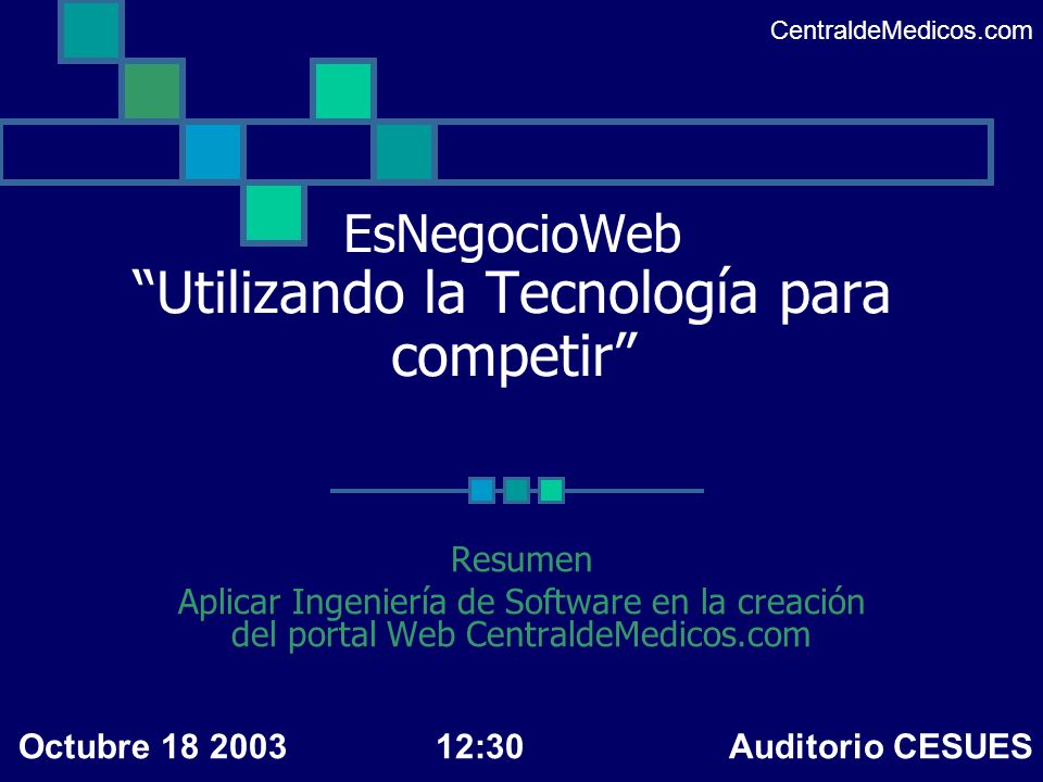 EsNegocioWeb Utilizando la Tecnología para competir