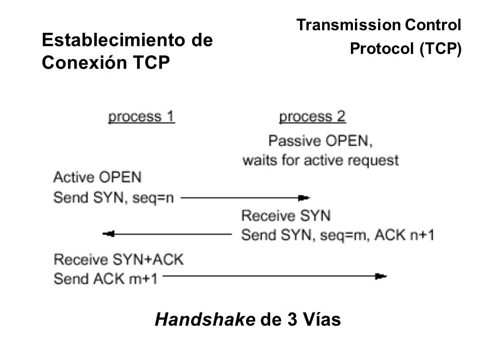Establecimiento de Conexión TCP Handshake de 3 Vías
