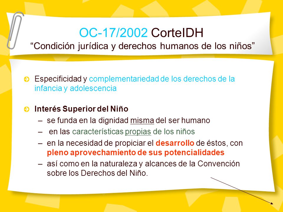 OC-17/2002 CorteIDH Condición jurídica y derechos humanos de los niños