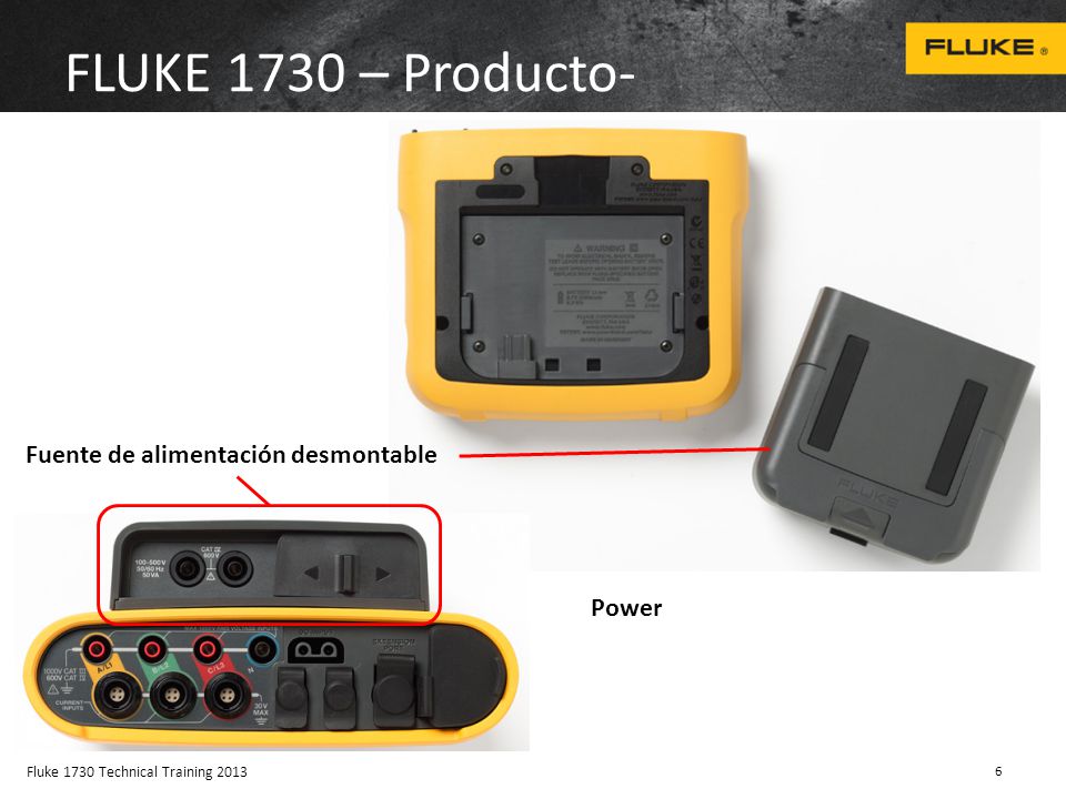 FLUKE 1730 – Producto- Fuente de alimentación desmontable Power