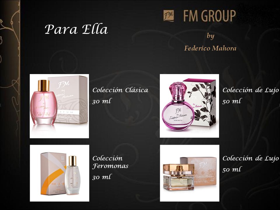 Para Ella by Federico Mahora Colección Clásica 30 ml Colección de Lujo