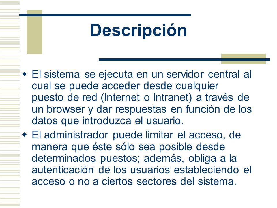 Descripción