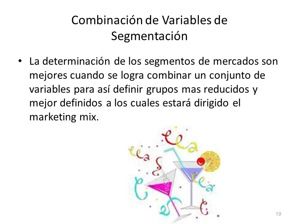 Combinación de Variables de Segmentación