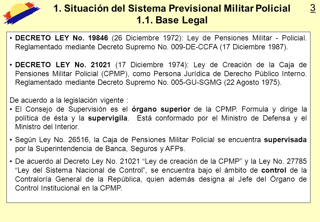 CAJA DE PENSIONES MILITAR POLICIAL - ppt video online descargar