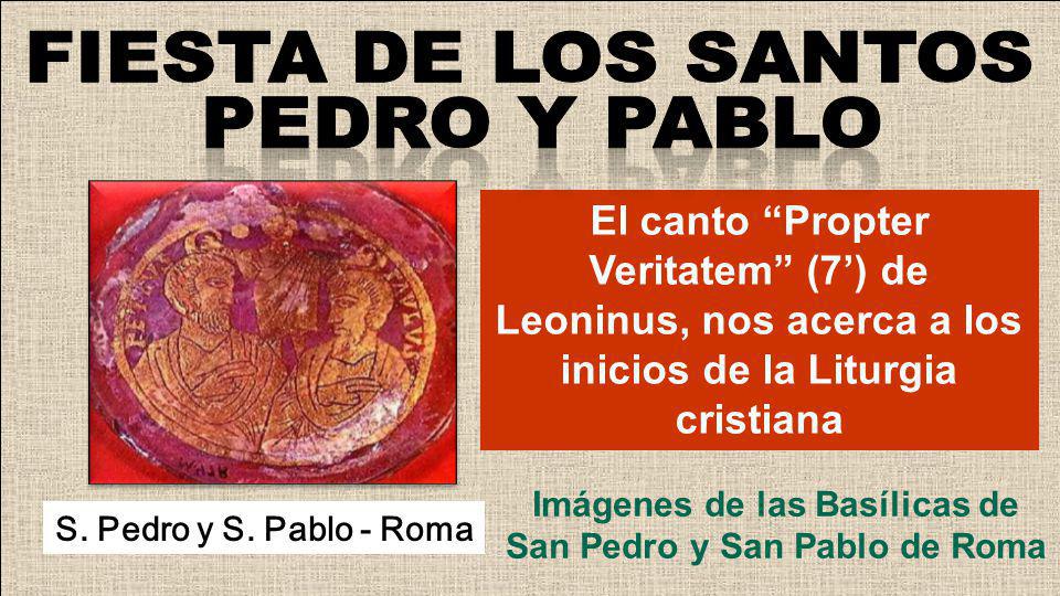 Imágenes de las Basílicas de San Pedro y San Pablo de Roma