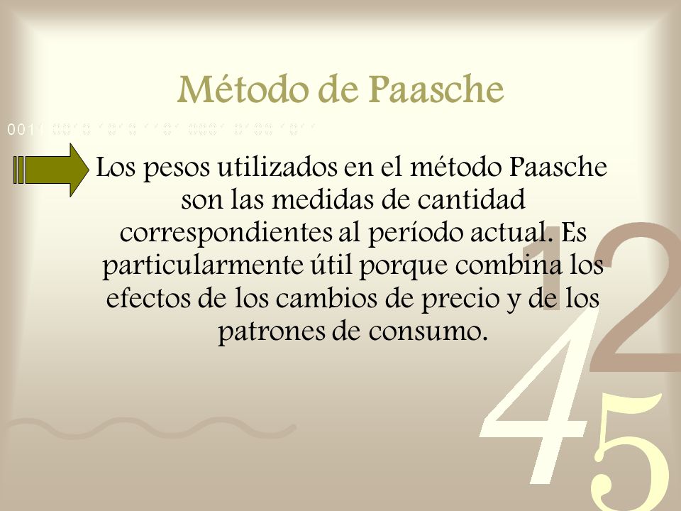 Método de Paasche