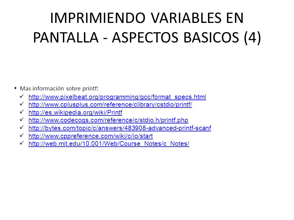 IMPRIMIENDO VARIABLES EN PANTALLA - ASPECTOS BASICOS (4)
