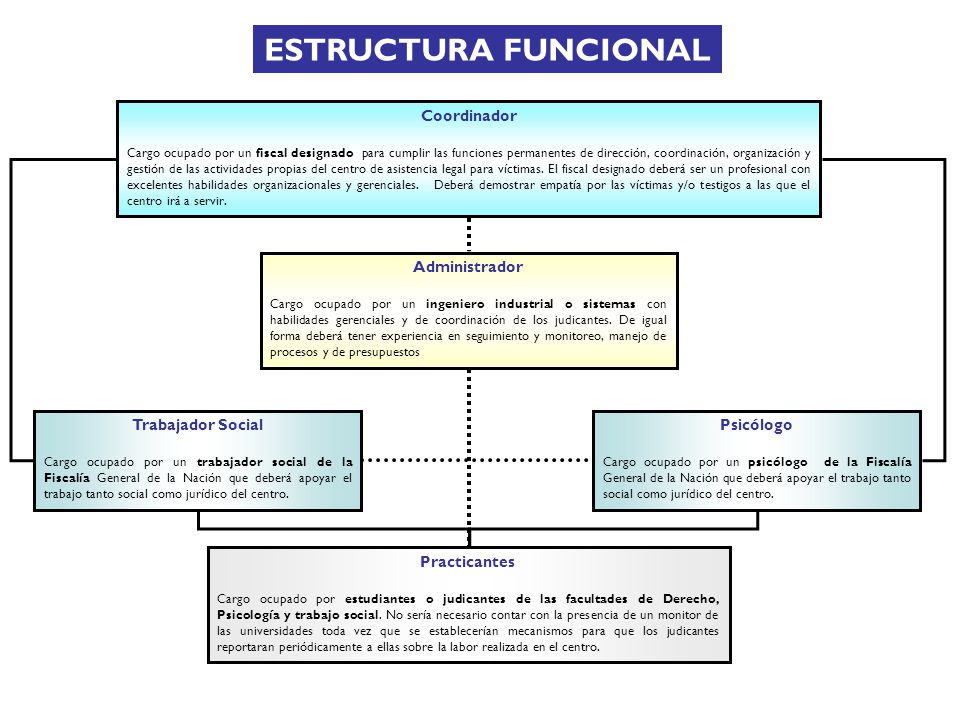 ESTRUCTURA FUNCIONAL Coordinador Administrador Trabajador Social