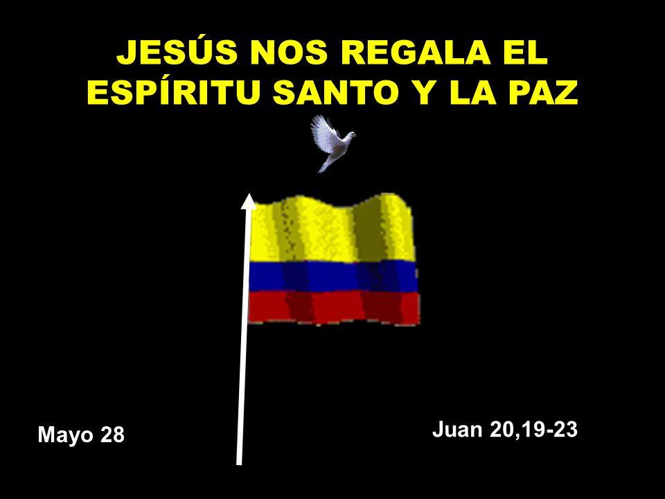 JESÚS NOS REGALA EL ESPÍRITU SANTO Y LA PAZ