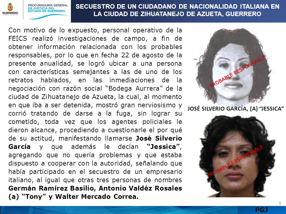 JOSÉ SILVERIO GARCÍA, (A) JESSICA