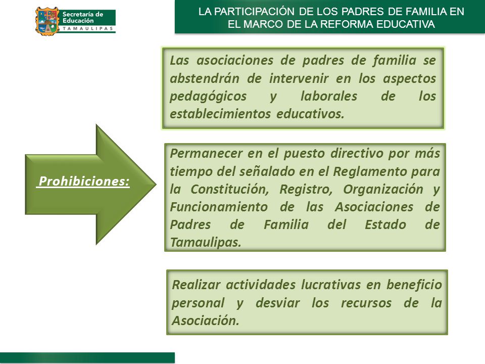 LA PARTICIPACIÓN DE LOS PADRES DE FAMILIA EN EL MARCO DE LA REFORMA EDUCATIVA