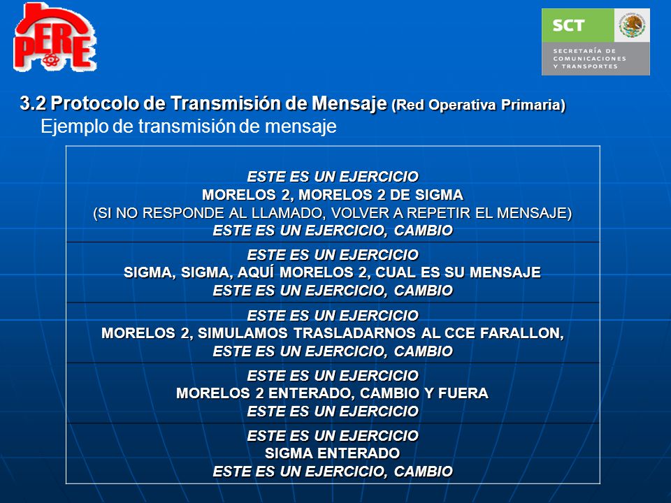 MORELOS 2, MORELOS 2 DE SIGMA ESTE ES UN EJERCICIO, CAMBIO