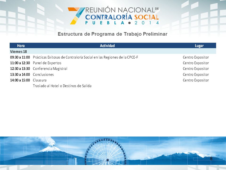 Estructura de Programa de Trabajo Preliminar