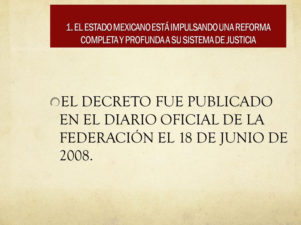 EL DECRETO FUE PUBLICADO EN EL DIARIO OFICIAL DE LA FEDERACIÓN EL 18 DE JUNIO DE 2008.