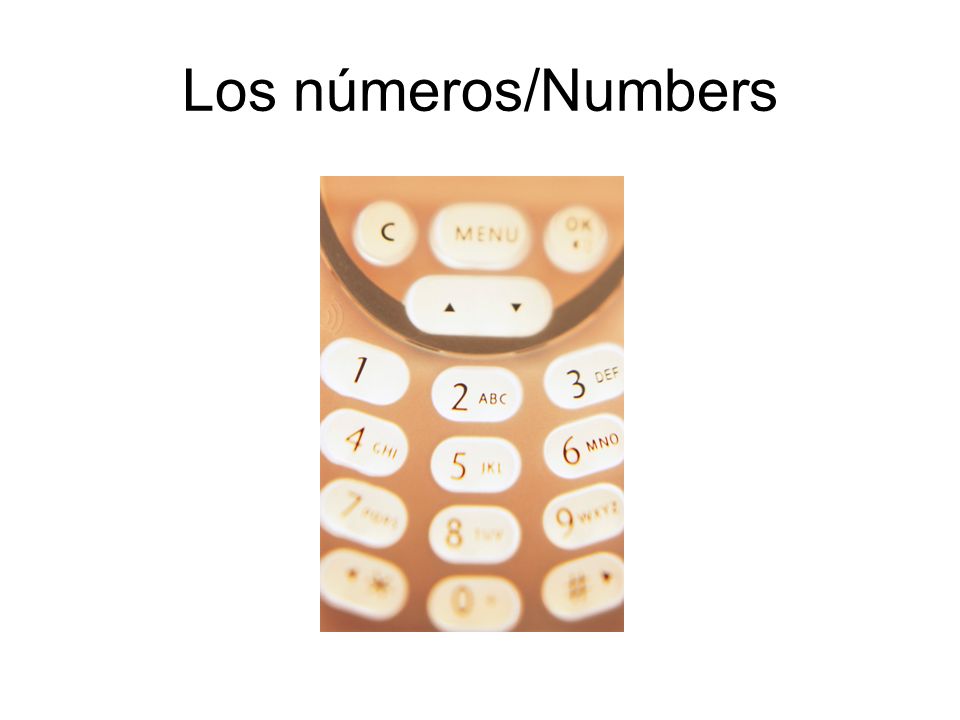 Los números/Numbers