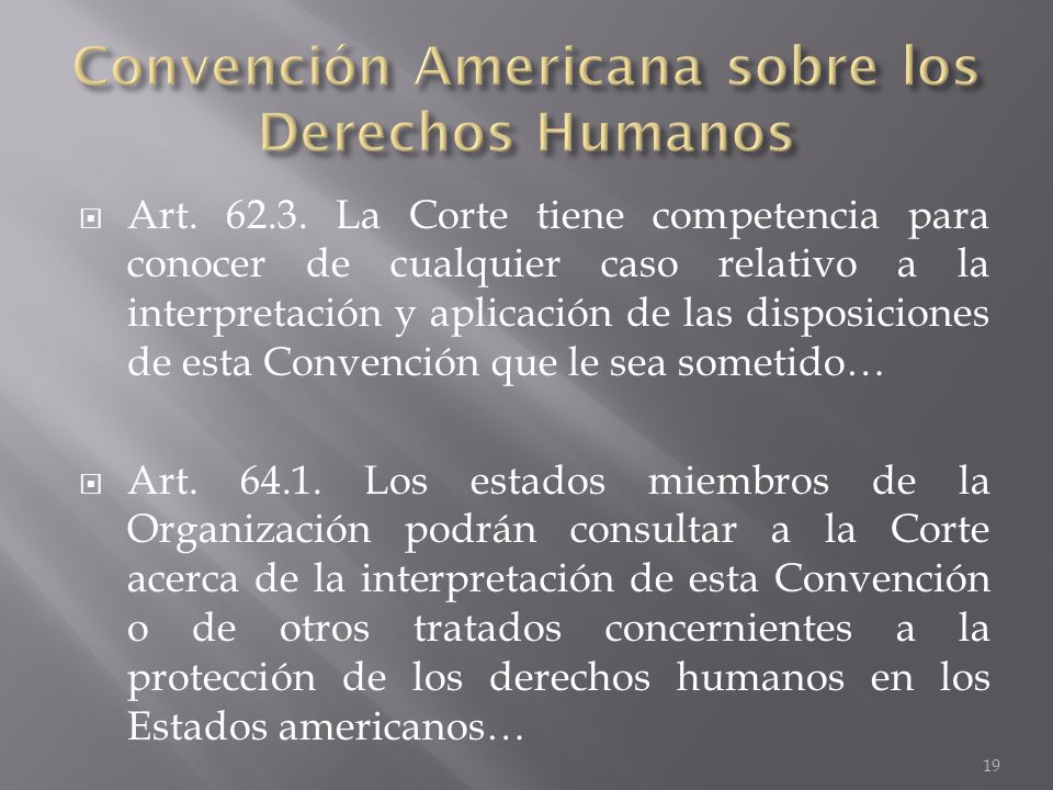 Convención Americana sobre los Derechos Humanos