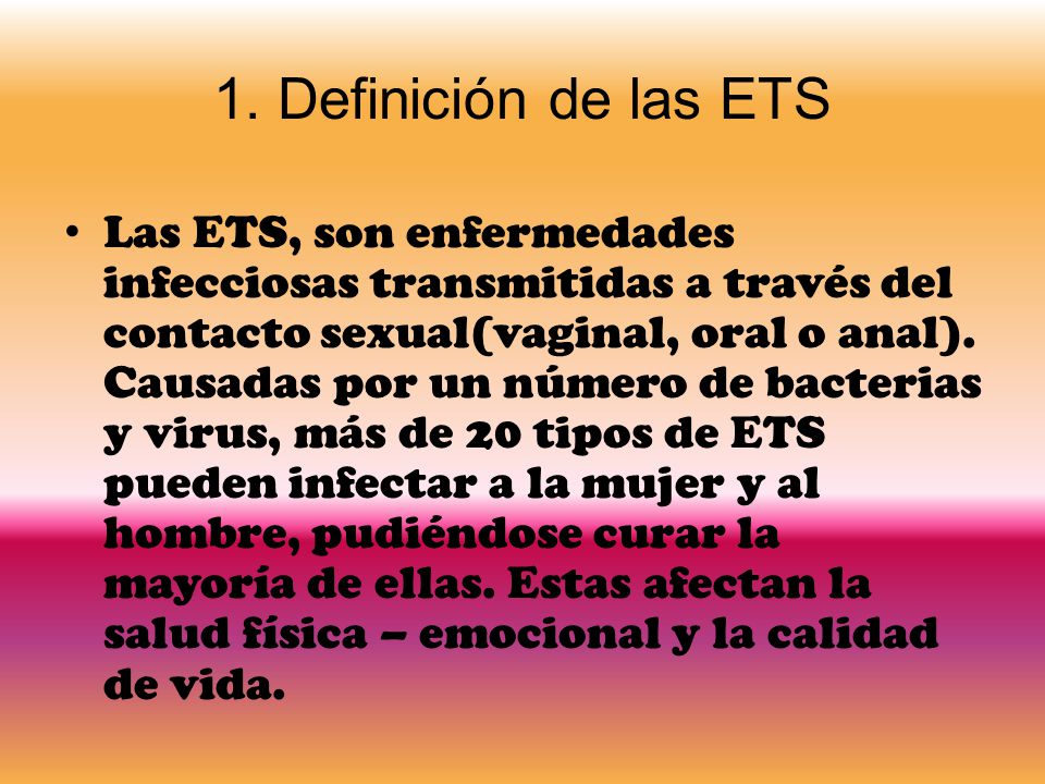 1. Definición de las ETS