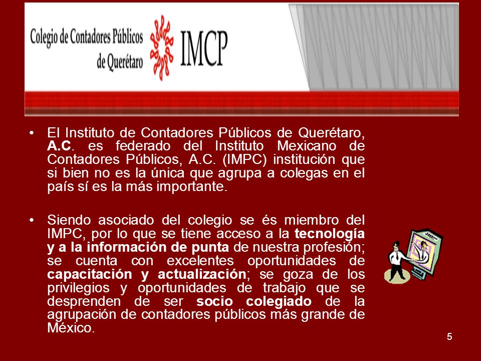 El Instituto de Contadores Públicos de Querétaro, A. C