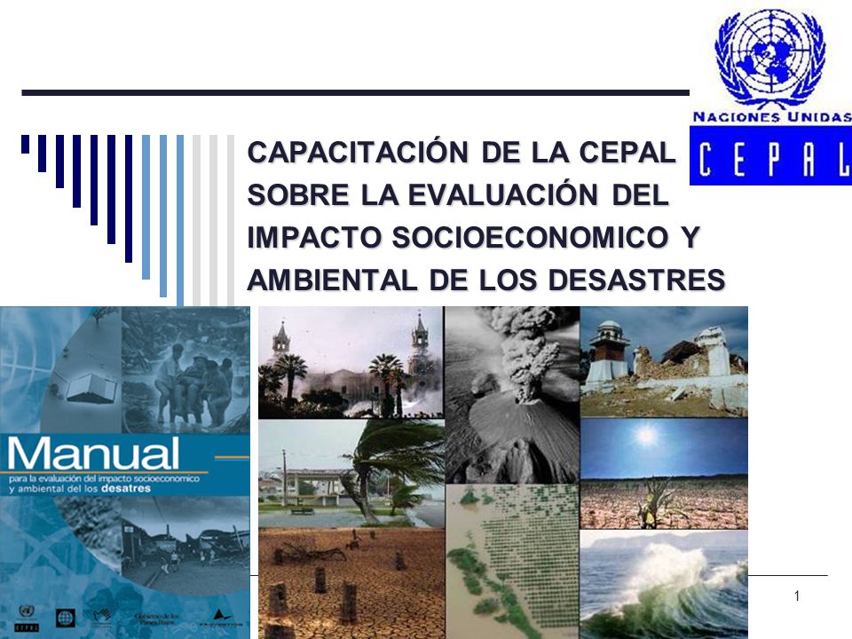Curso de evaluación del impacto de desastres - Sectores sociales