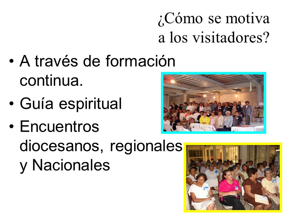 ¿Cómo se motiva a los visitadores
