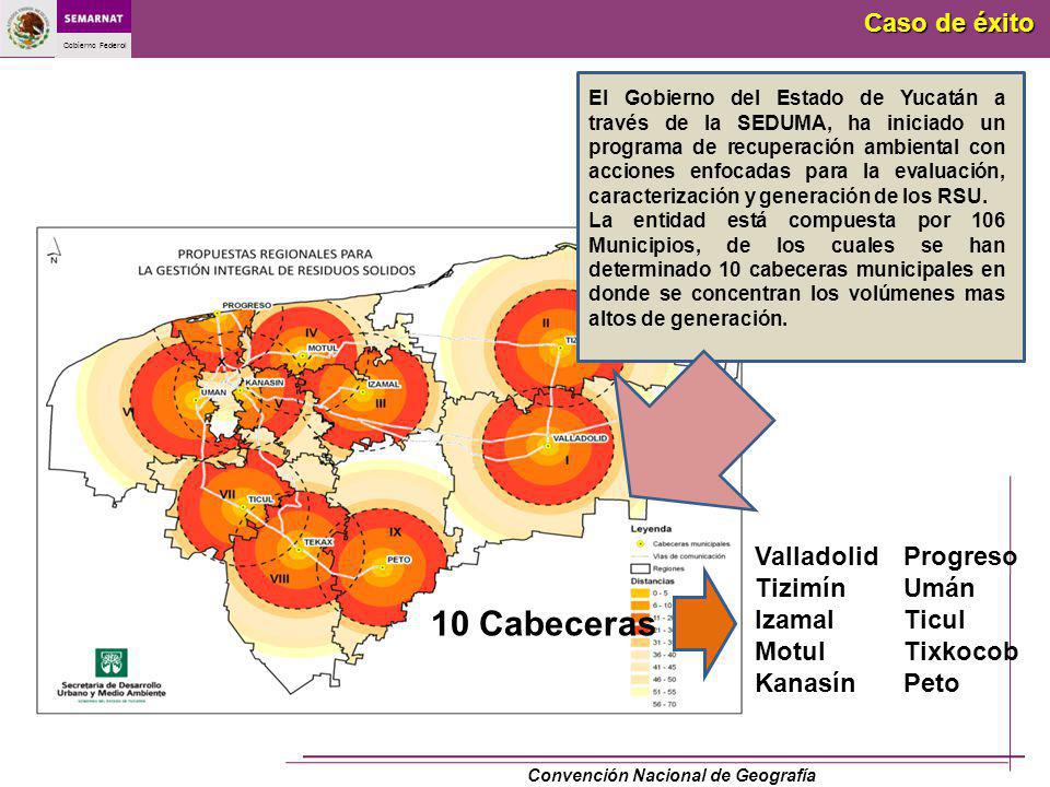 10 Cabeceras Caso de éxito Valladolid Tizimín Izamal Motul Kanasín