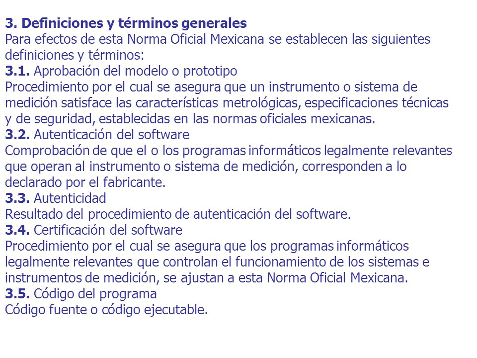 3. Definiciones y términos generales