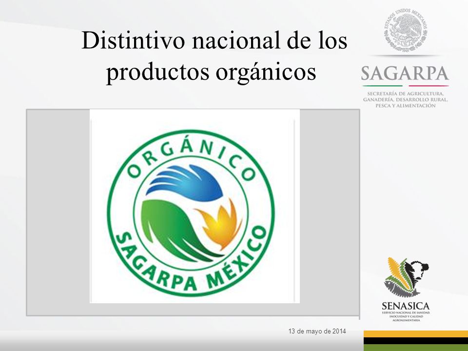 Distintivo nacional de los productos orgánicos