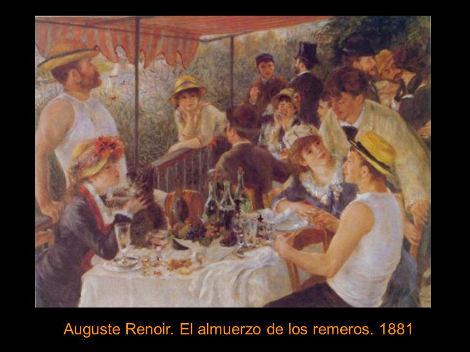 Auguste Renoir. El almuerzo de los remeros. 1881