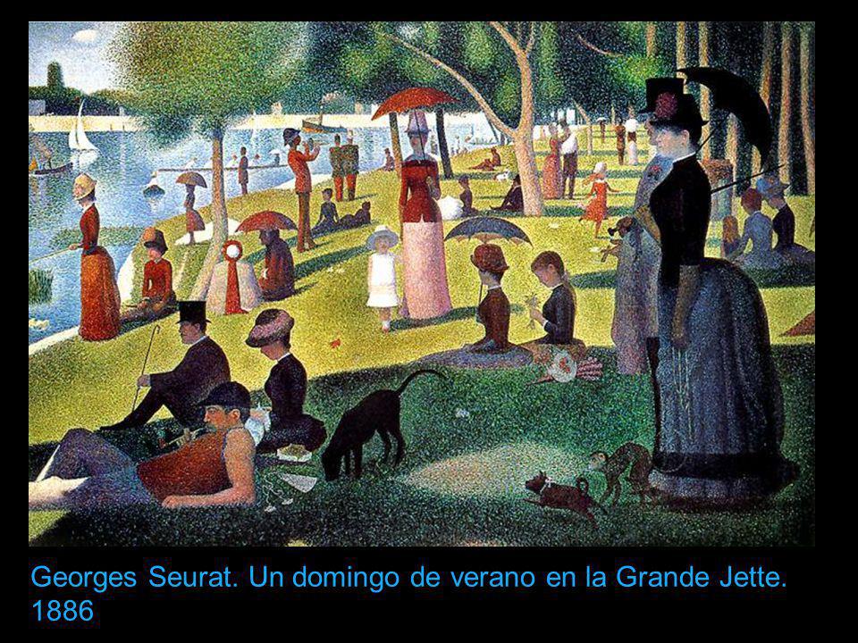 Georges Seurat. Un domingo de verano en la Grande Jette. 1886