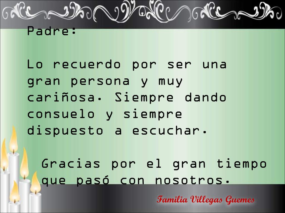 Gracias por el gran tiempo que pasó con nosotros.