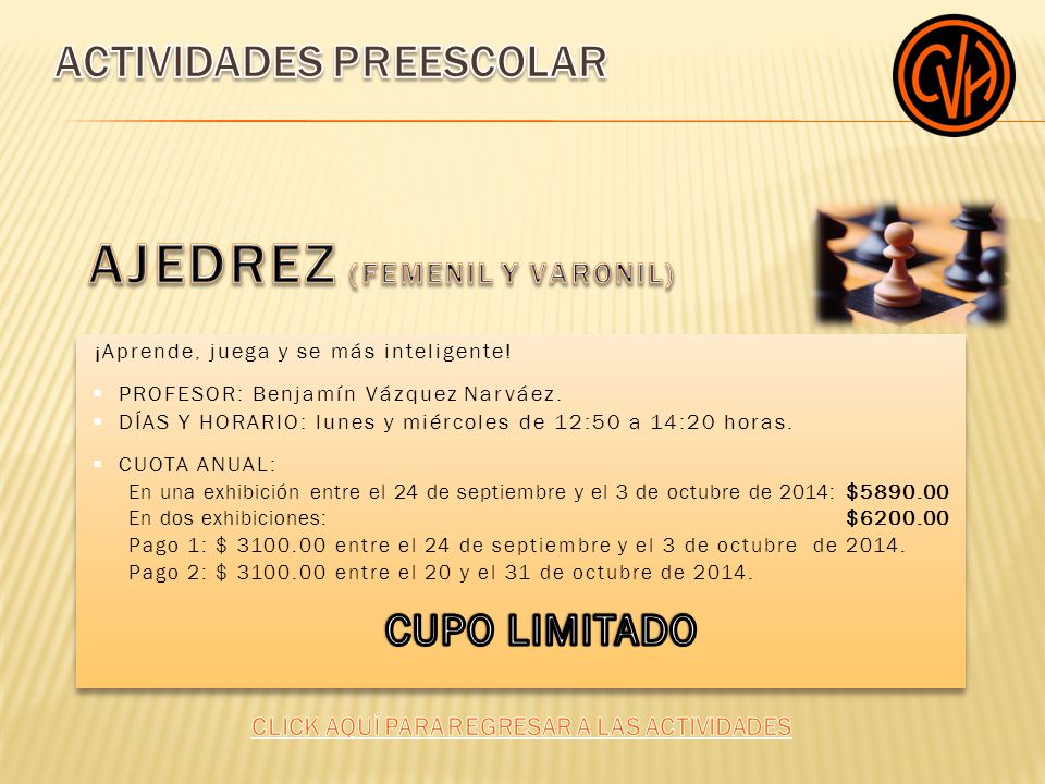 ACTIVIDADES PREESCOLAR