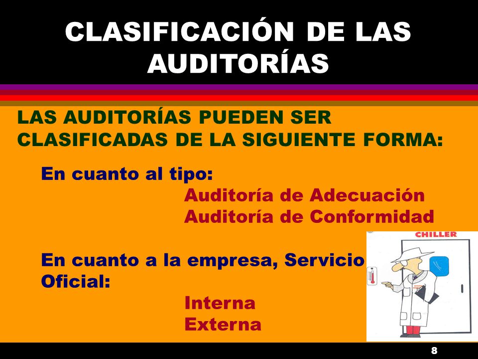 CLASIFICACIÓN DE LAS AUDITORÍAS