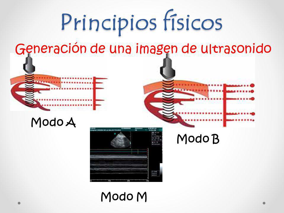 Principios físicos Generación de una imagen de ultrasonido Modo A