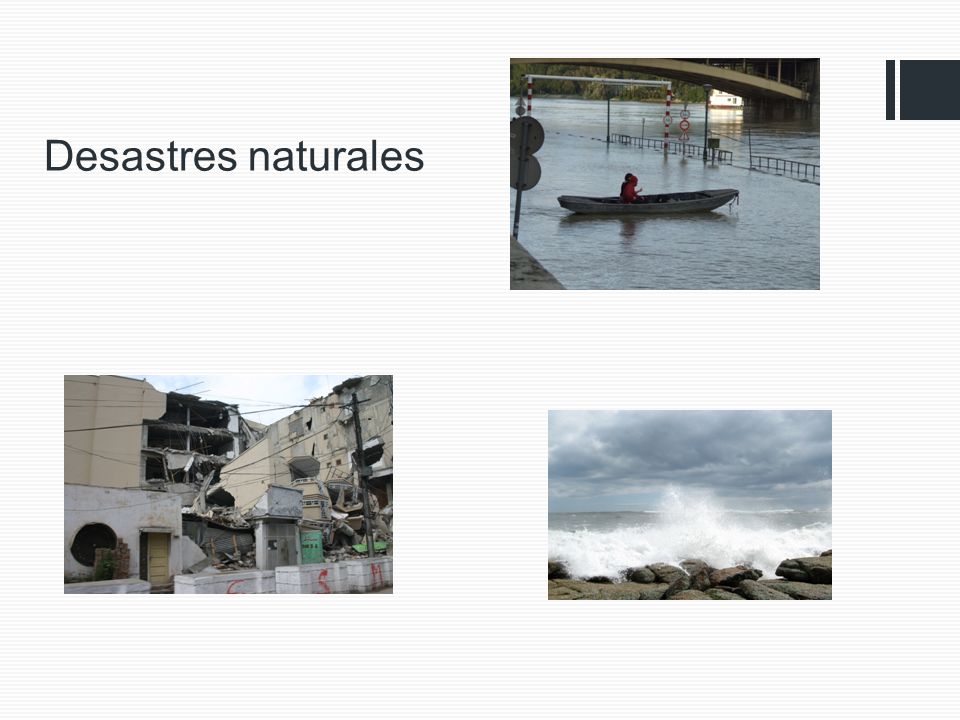 Desastres naturales