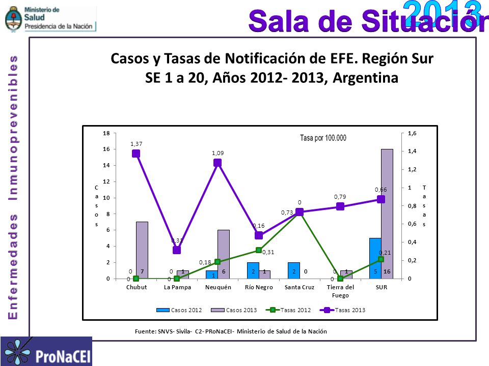 Fuente: SNVS- Sivila- C2- PRoNaCEI- Ministerio de Salud de la Nación