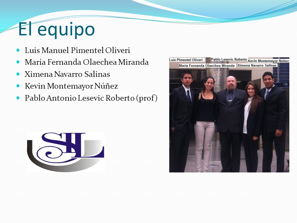 El equipo Luis Manuel Pimentel Oliveri María Fernanda Olaechea Miranda