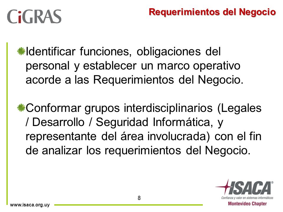 Requerimientos del Negocio