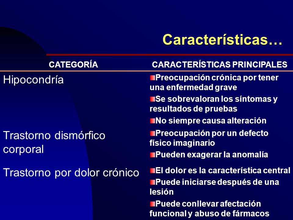 CARACTERÍSTICAS PRINCIPALES