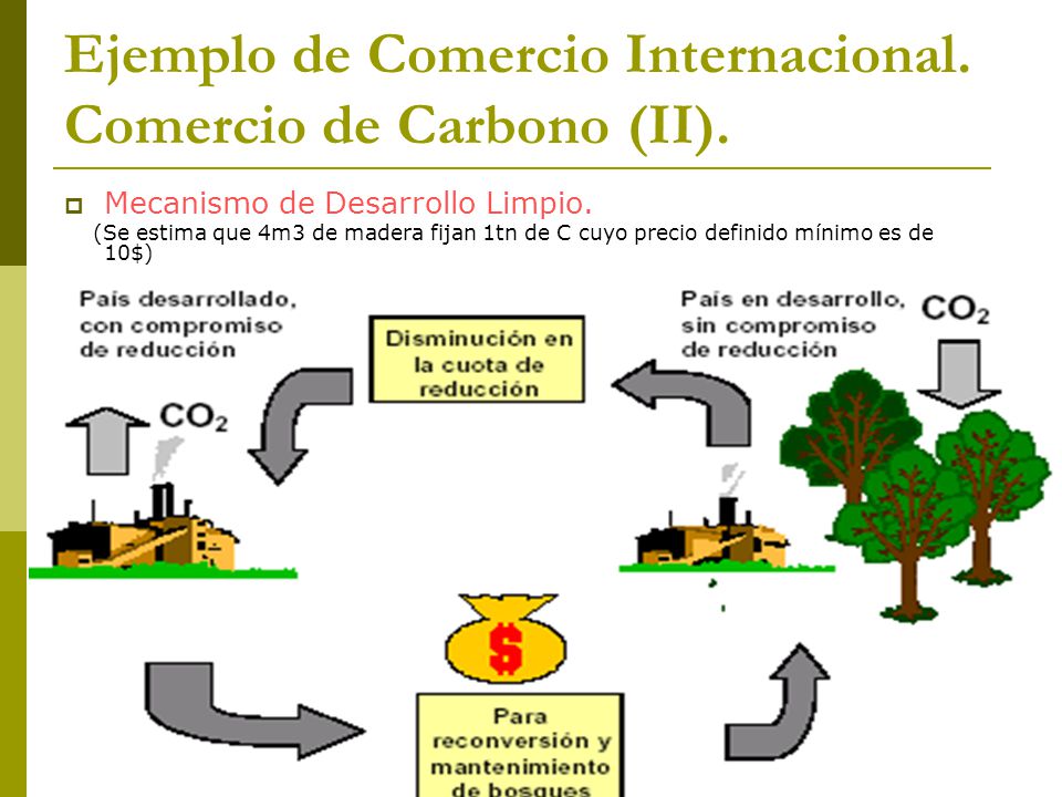 Ejemplo de Comercio Internacional. Comercio de Carbono (II).