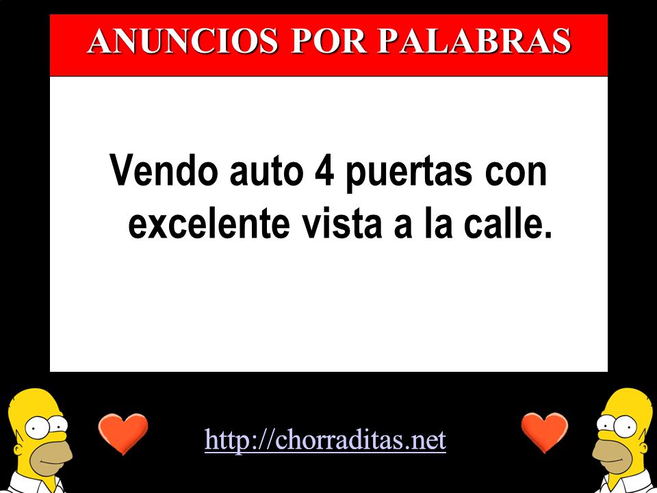 Vendo auto 4 puertas con excelente vista a la calle.