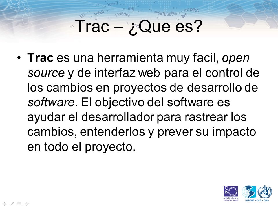Trac – ¿Que es