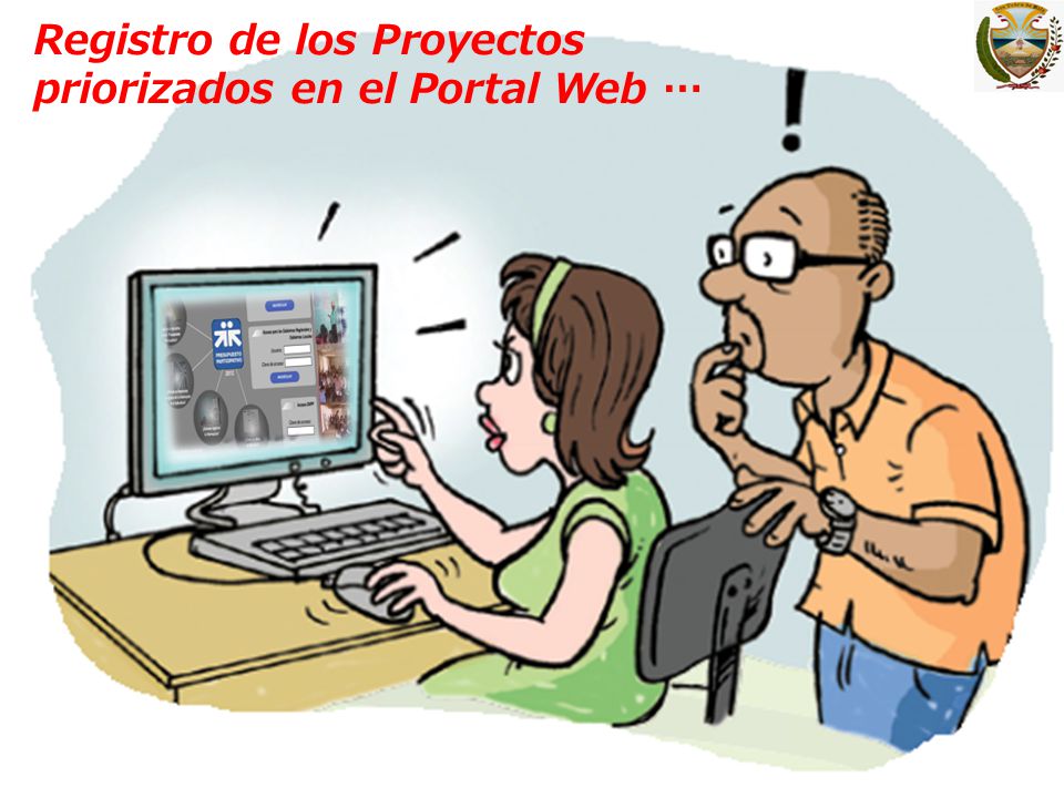 Registro de los Proyectos priorizados en el Portal Web …